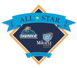 miracle league all star game with Trenton Thunder