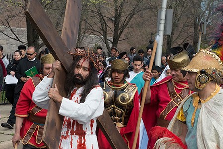 stations of the cross procession