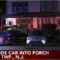Car slams into six parked vehicles sending SUV into Hamilton house