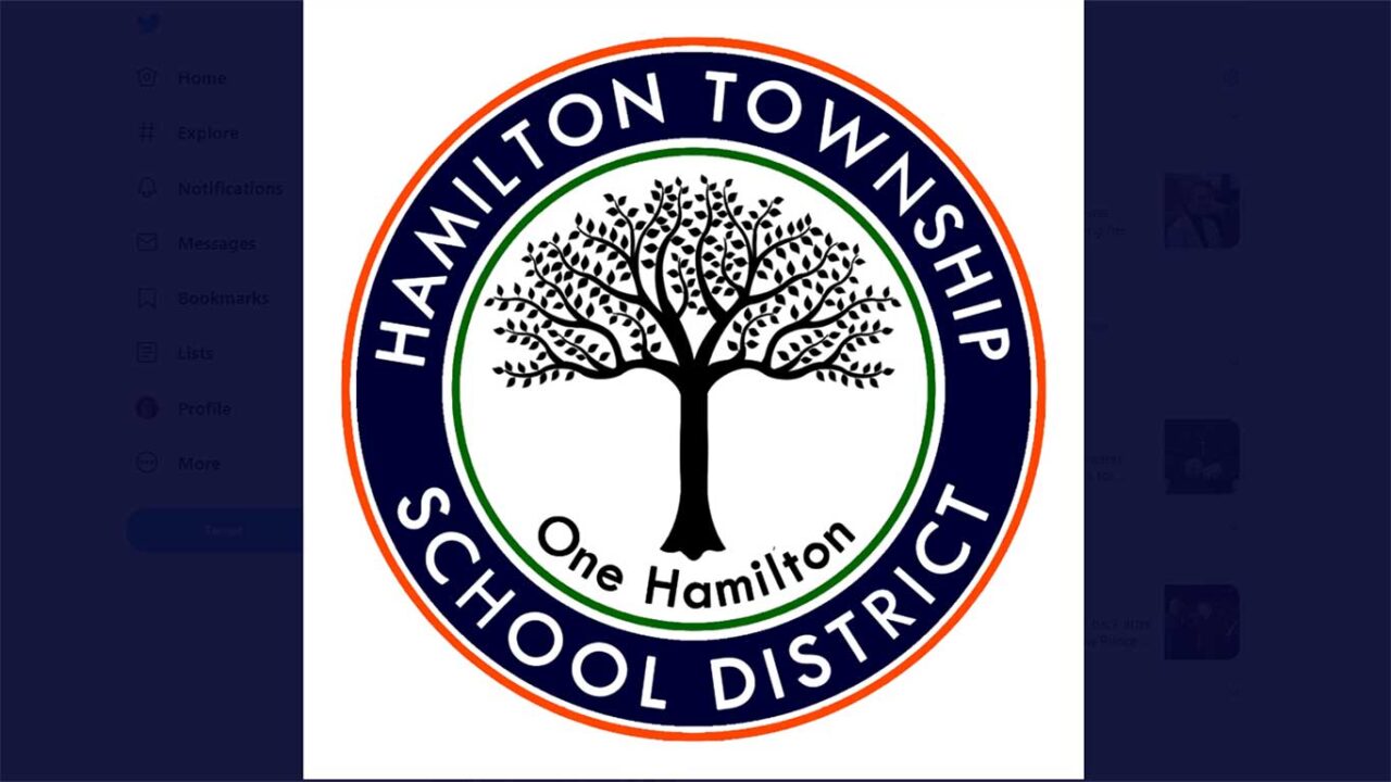 what did the old hamilton township school district home page look like